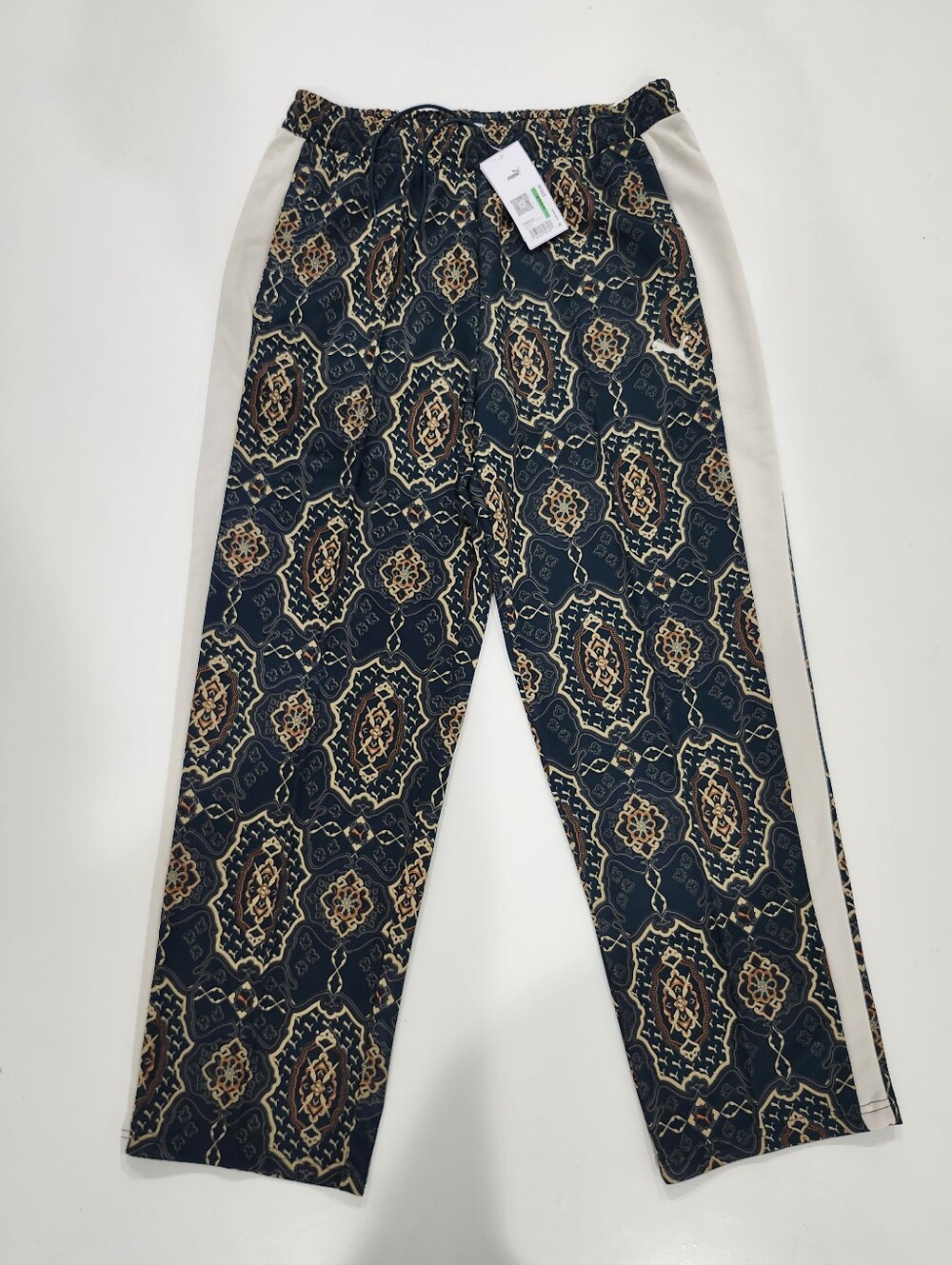 Puma T7 Vintage Prep All-Over Print Athletic Track Pants Multi 634474 75 Sz Lrg